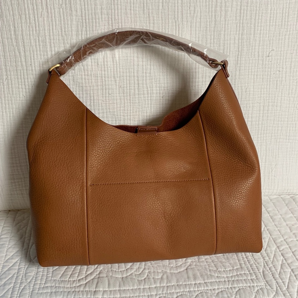 Antonio Melani Tan Cognac colored leather shoulder bag